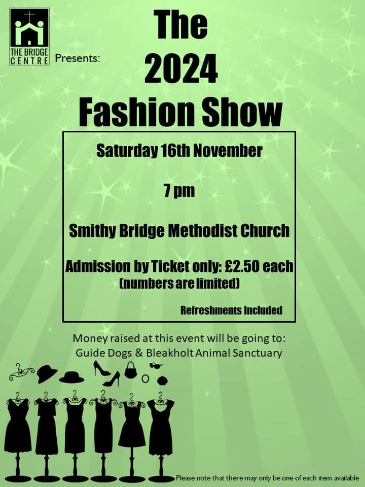 poster for fashion show 16th November